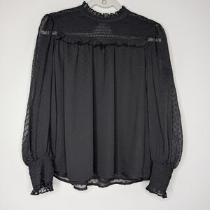 Vero Moda | Black Sheer Blouse | Size M
